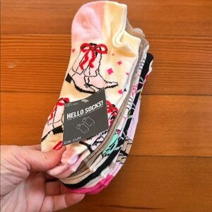 Colorful cowgirl Low Cut Socks Set
